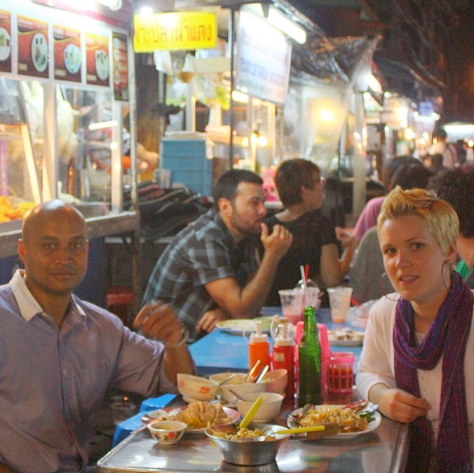 Eating our way through Bangkok in 2011.